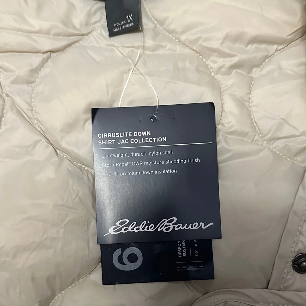 Eddie Bauer Women’s CirrusLite Down Shirt Jac - Picture 4 of 8